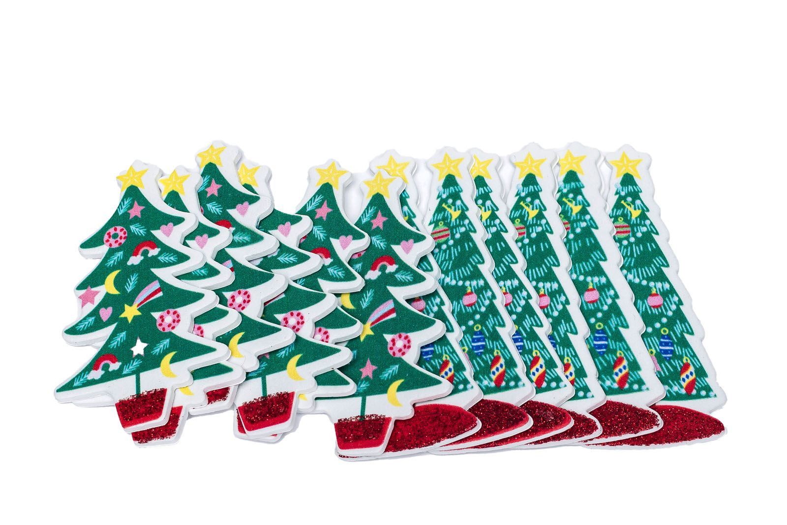 Naklejki z pianki PVX25 Choinki Brewis